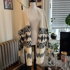 Printed Cardigan
